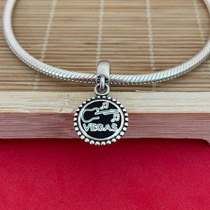 Pandora Rockin' Las Vegas Guitar Exclusive Charm